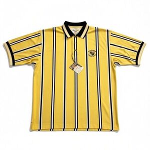 Yellow Striped Men’s Polo Shirt